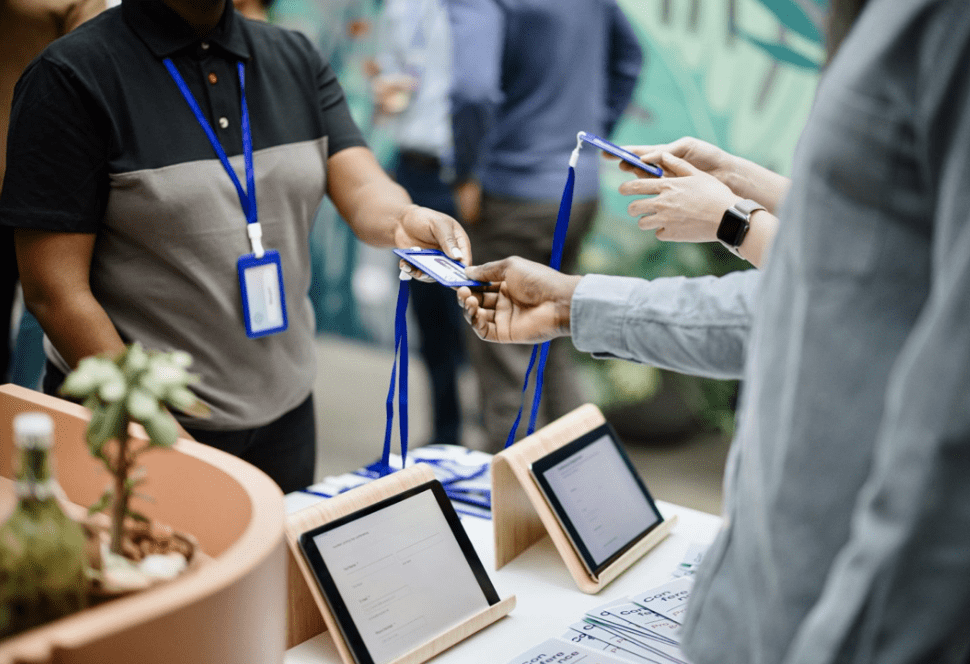 Registration Staff During an Event